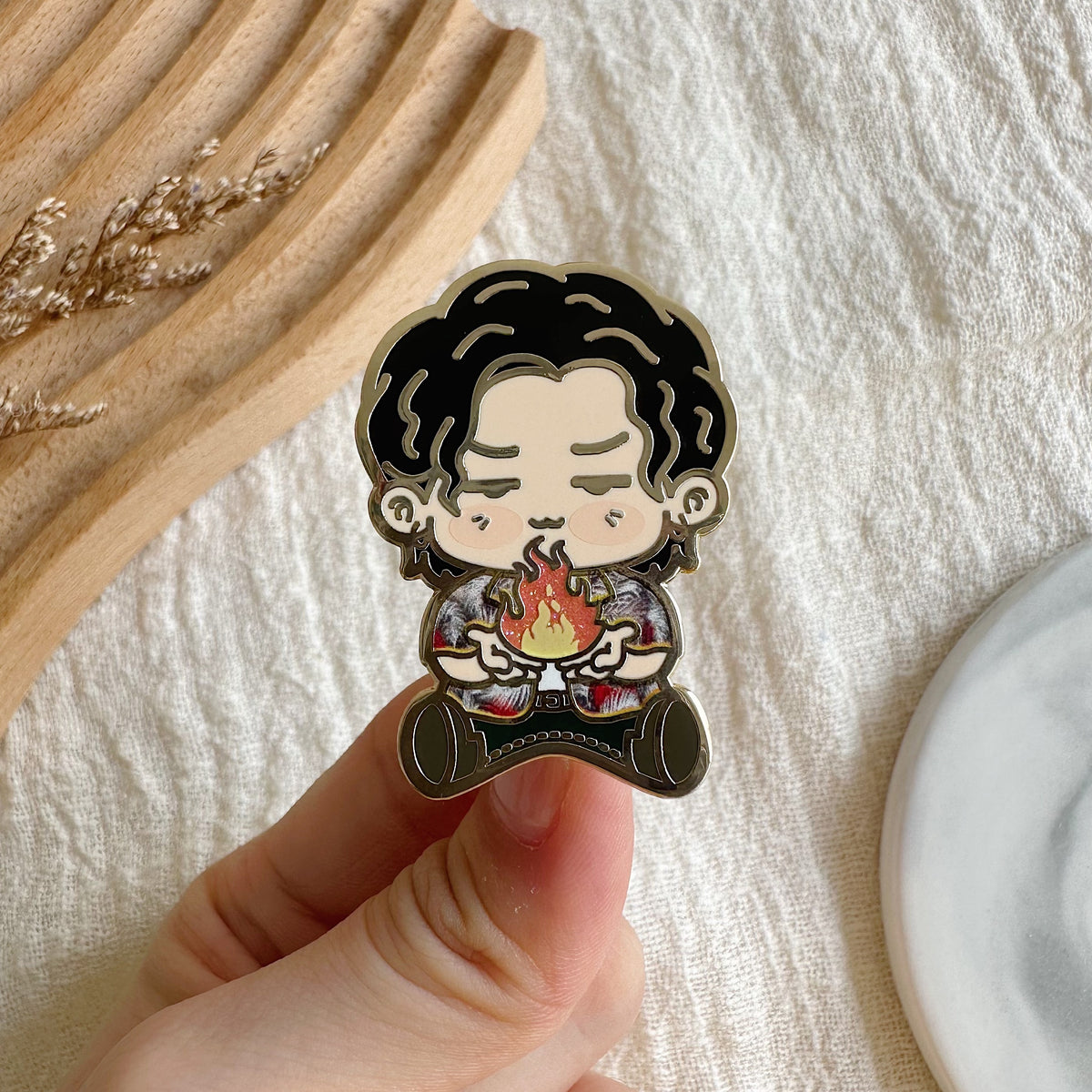 Suga Midas Touch Pin for Sale by VanSinn