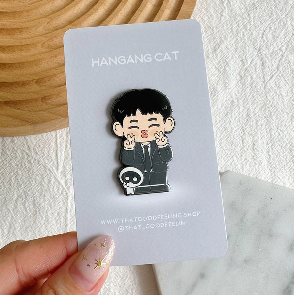 HANGANG CAT Enamel Pin