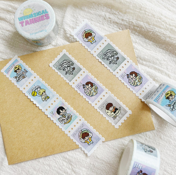 Whimsical Tannies Stamp Washi Tape