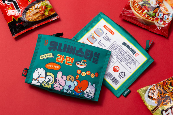 BT21 Line Friends Japan - Universe Star Restaurant - Noodle Pouch