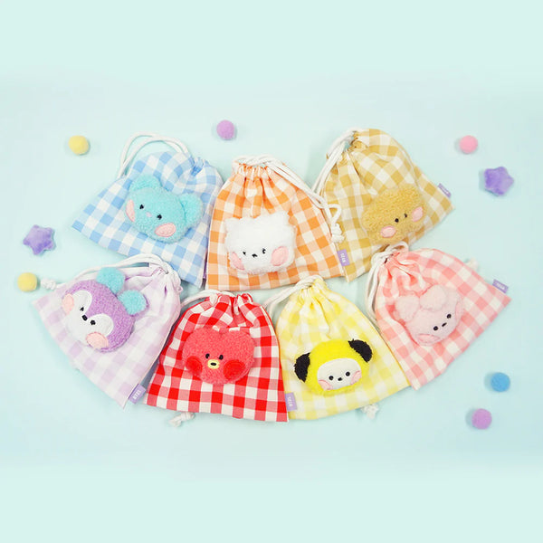 BT21 minini Face String Pouch