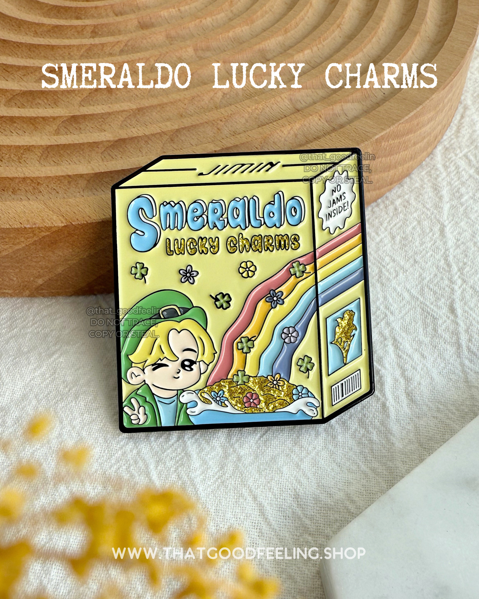SMERALDO LUCKY CHARMS Enamel Pin