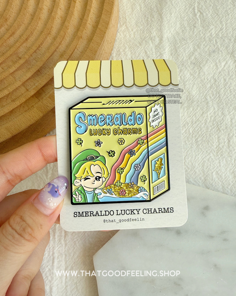 SMERALDO LUCKY CHARMS Enamel Pin