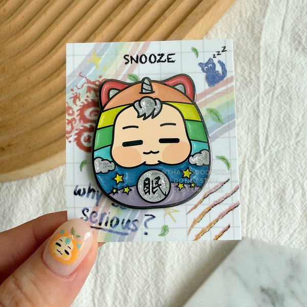 SNOOZE (SHOOGA S2) Enamel Pin