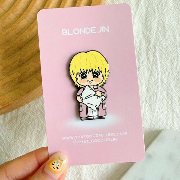 BLONDE JIN Enamel Pin