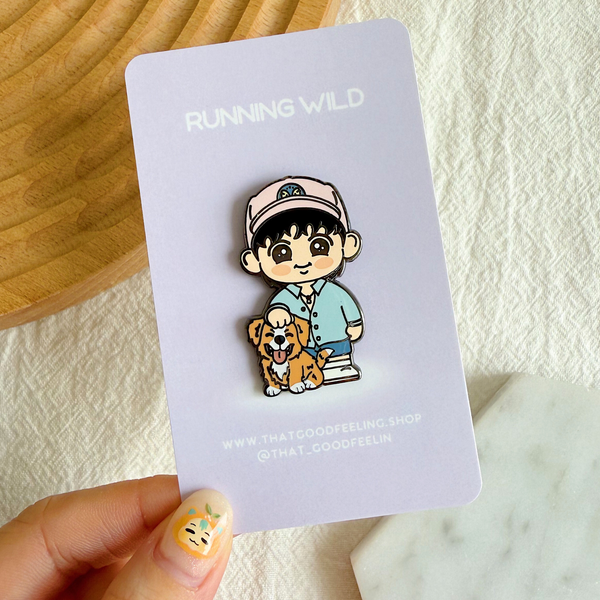 RUNNING WILD Enamel Pin