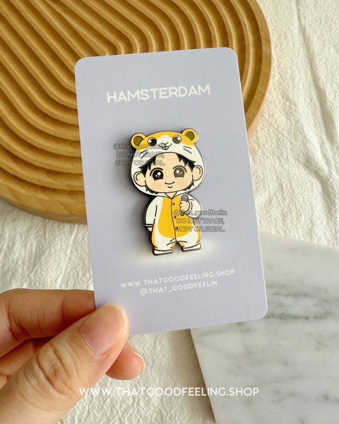 HAMSTERDAM Enamel Pin