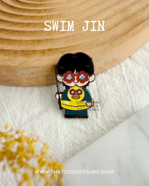 SWIM JIN Enamel Pin