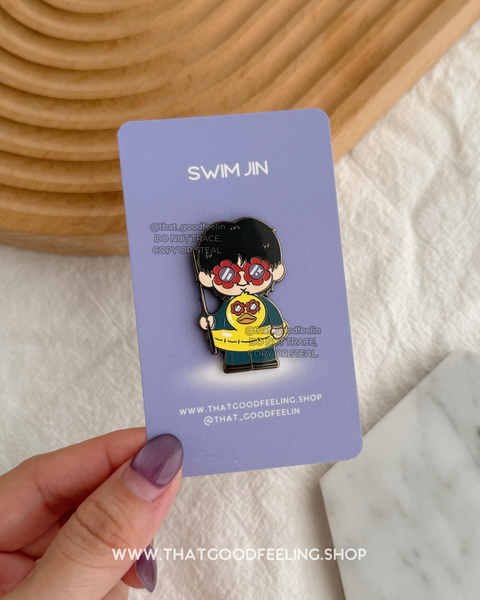 SWIM JIN Enamel Pin