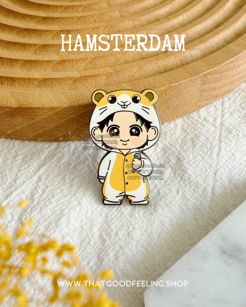 HAMSTERDAM Enamel Pin