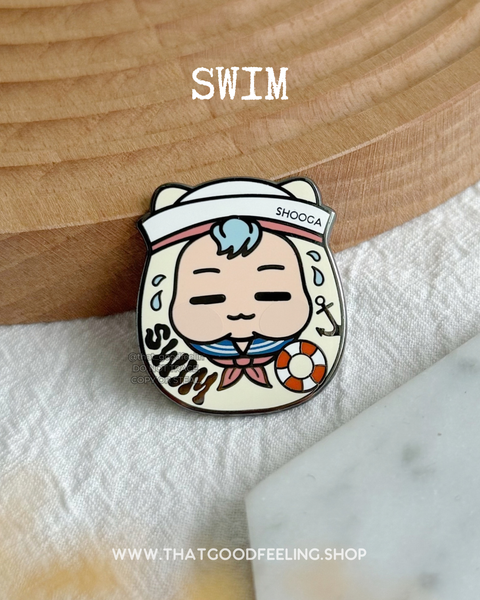 SWIM (SHOOGA S5) Enamel Pin
