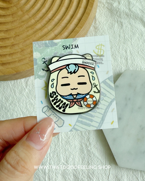 SWIM (SHOOGA S5) Enamel Pin
