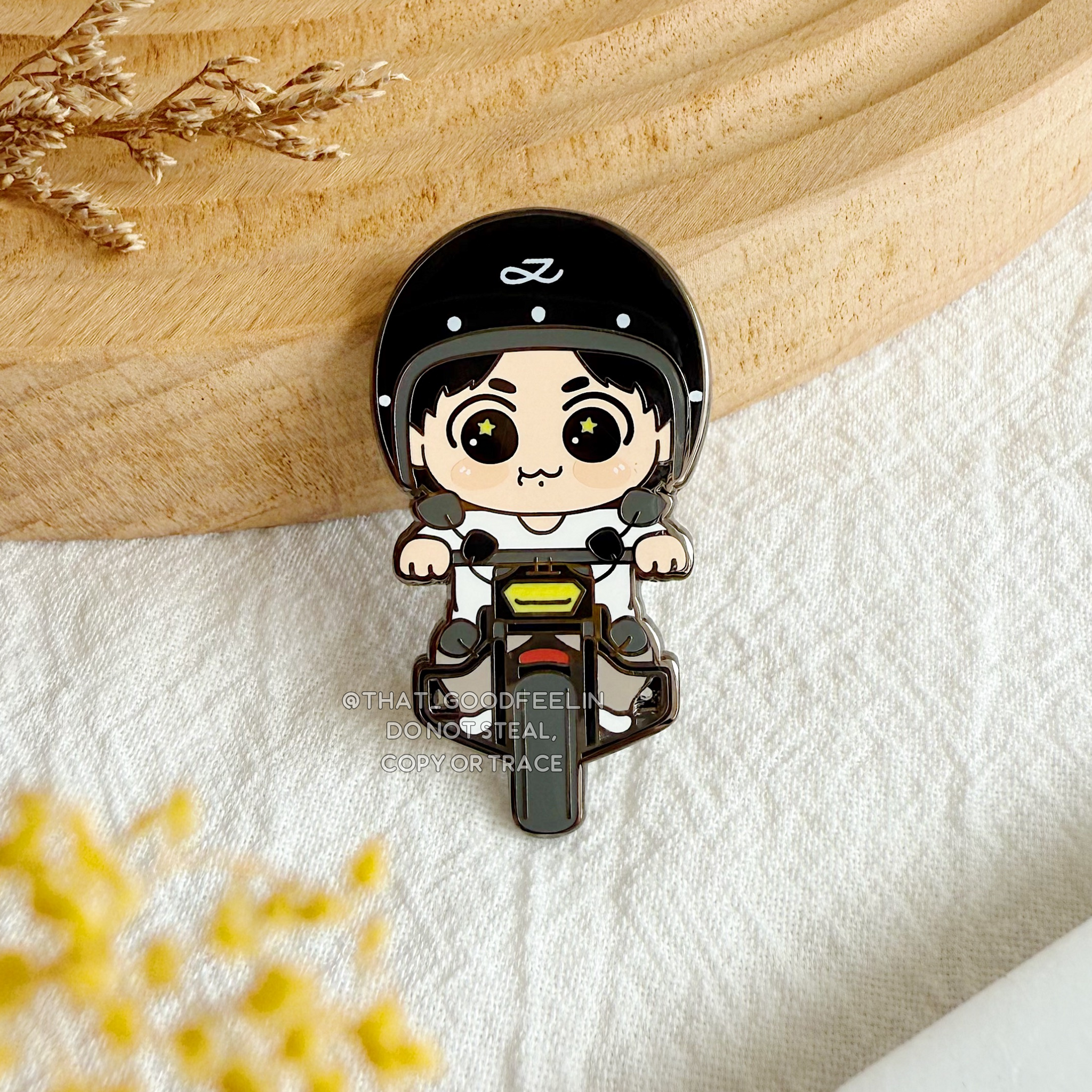 BIKER KOO Enamel Pin