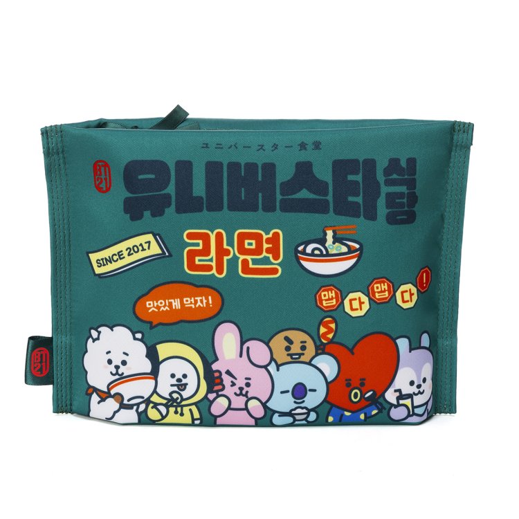 BT21 Line Friends Japan - Universe Star Restaurant - Noodle Pouch