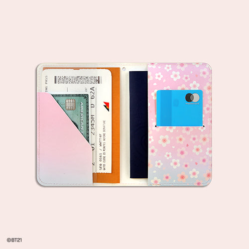 BT21 Monopoly - Cherry Blossom Series - Passport Cover Size S