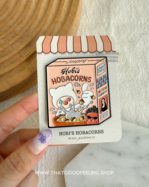 HOBI'S HOBACORNS Enamel Pin