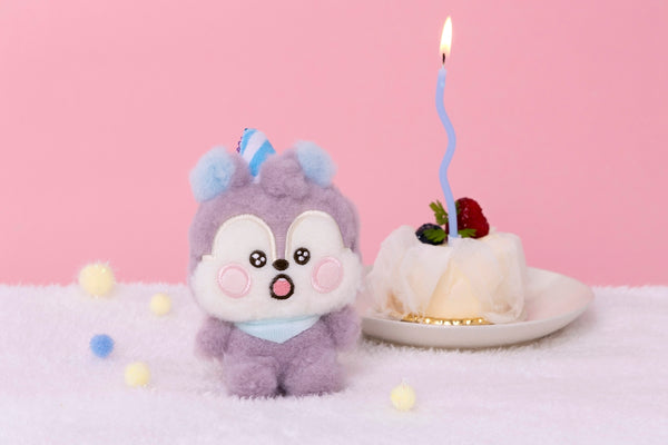 BT21 Line Friends Japan - Mang's Childhood - Baby Birthday Hat Keyring