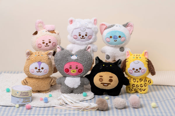 BT21 Line Friends Japan - Baby Cat (Little Friends) - Plush Doll Size S