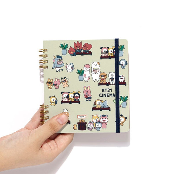 BT21 Line Friends Japan - CINEMA (Ring Notebook)