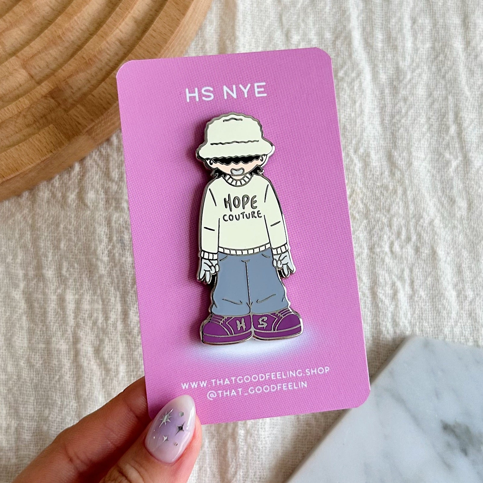 HS NYE Enamel Pin