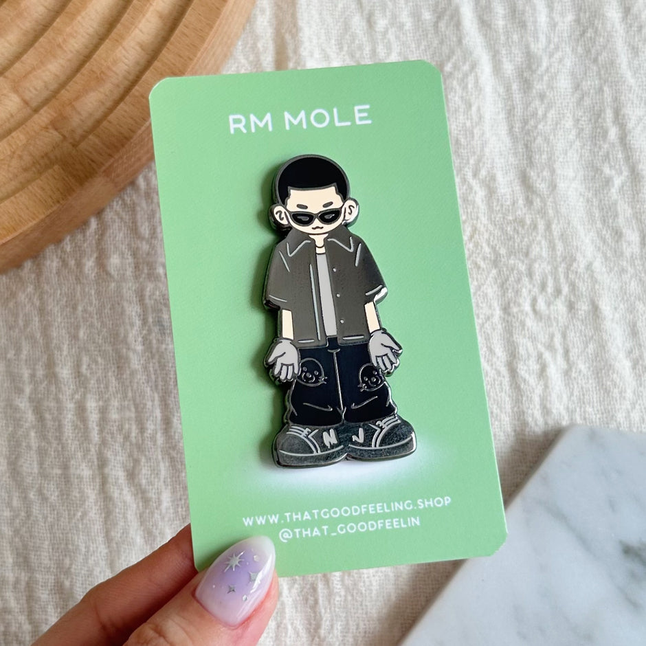RM MOLE Enamel Pin