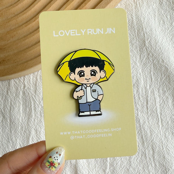 LOVELY RUN JIN Enamel Pin