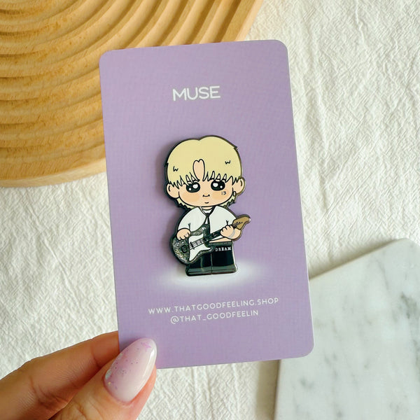 MUSE JM Enamel Pin