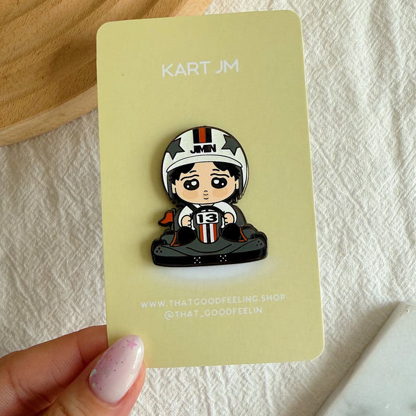 KART JM Enamel Pin