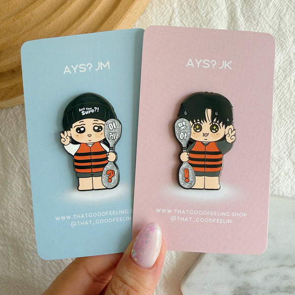 AYS JM/JK Enamel Pin