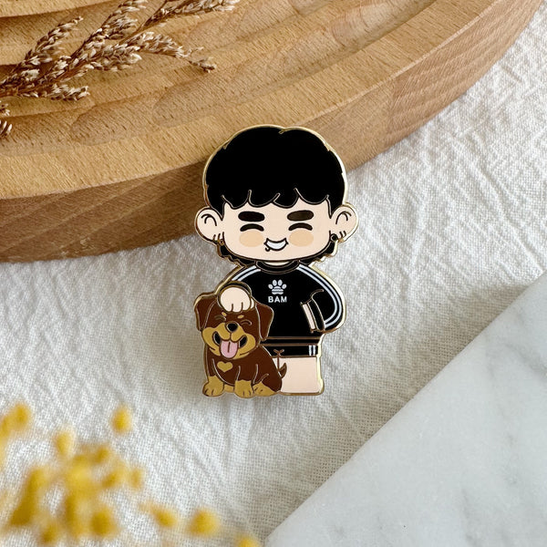 BOW WOW BAM Enamel Pin