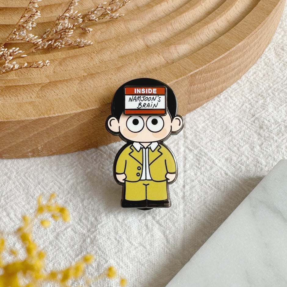 INSIDE NJ'S BRAIN Enamel Pin