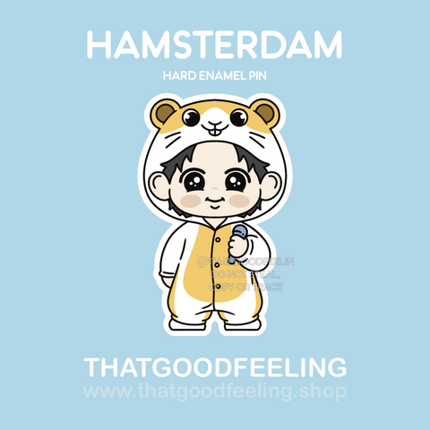 [PREORDER] HAMSTERDAM Enamel Pin