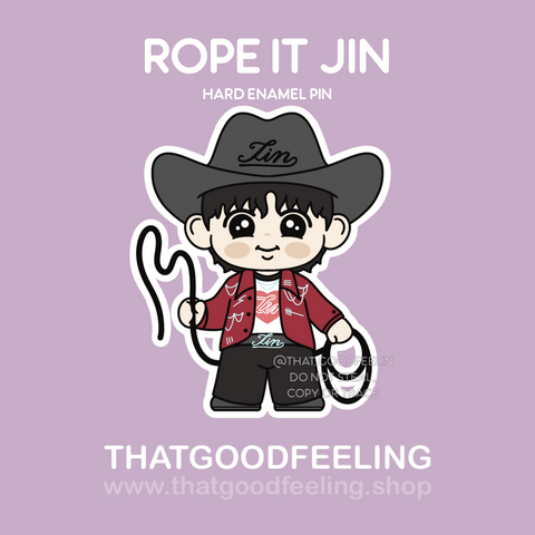 [PREORDER] ROPE IT JIN Enamel Pin