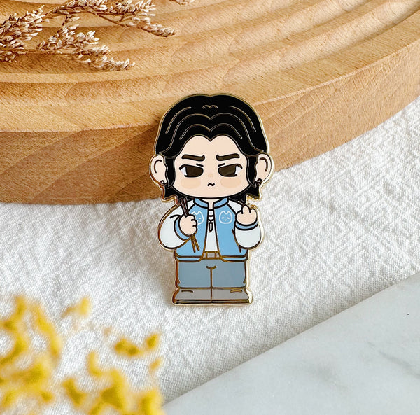 HAEGEUM (explicit) Enamel Pin