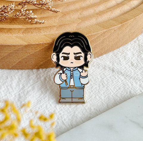 HAEGEUM (explicit) Enamel Pin