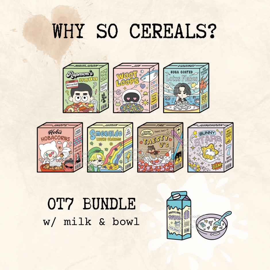 [PREORDER] WHY SO CEREALS BUNDLE Enamel Pins