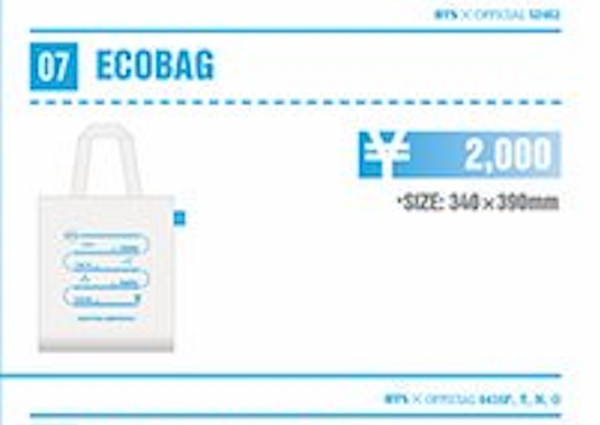 BTS Japan Official Fanmeeting Vol. 3 - Ecobag