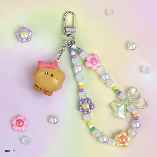 BT21 Monopoly - Beads Strap Key Ring Lovely Series