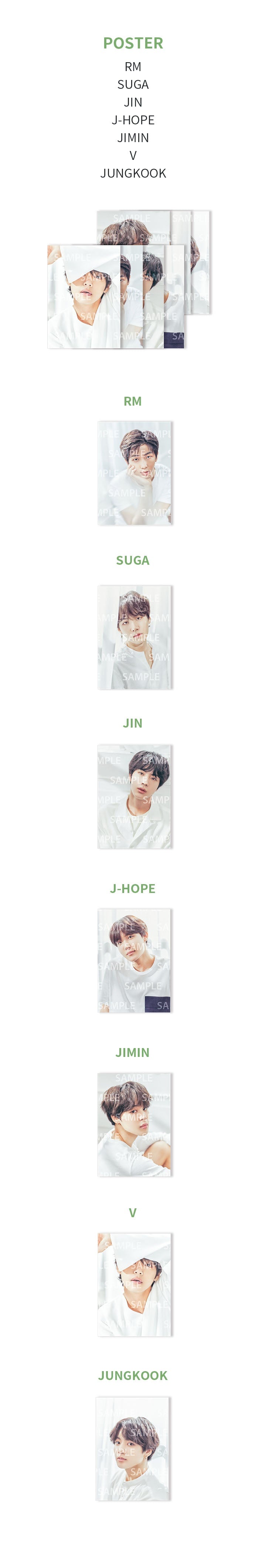 BTS Oneul '오,늘' Exhibition Poster (Jimin & V) – That Good