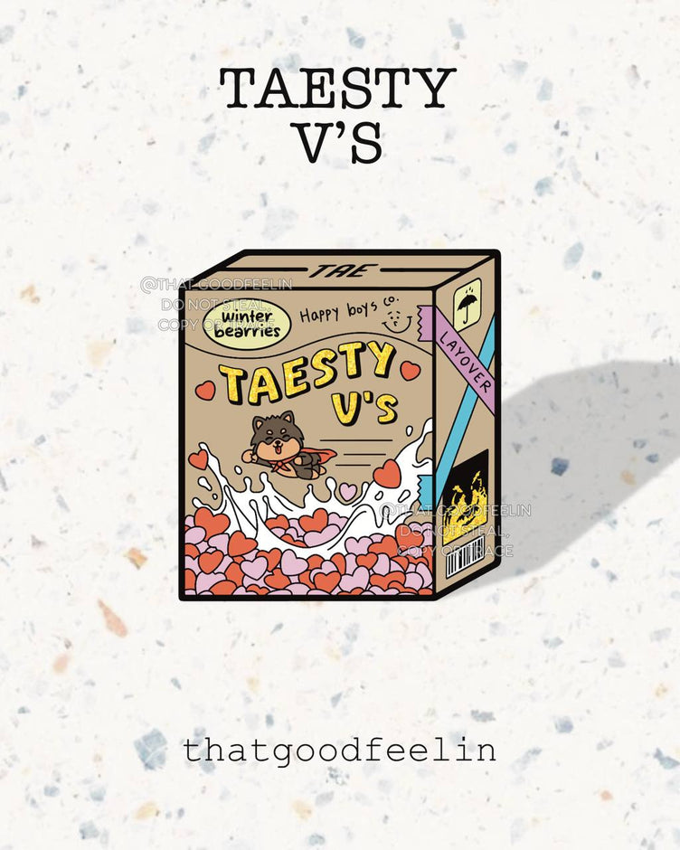 [PREORDER] TAESTY V'S Enamel Pin