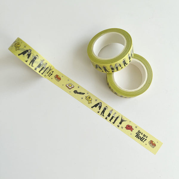 BTS Butter Washi Tape (Yellow)