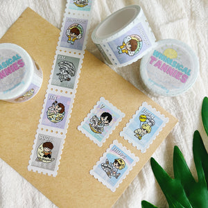 Whimsical Tannies Stamp Washi Tape